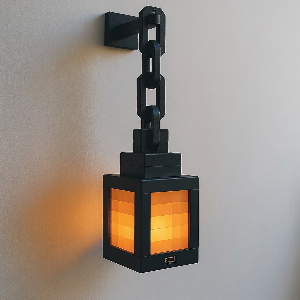 PixelLicht Minecraft Lamp – Cordless LED Table and Wall Light