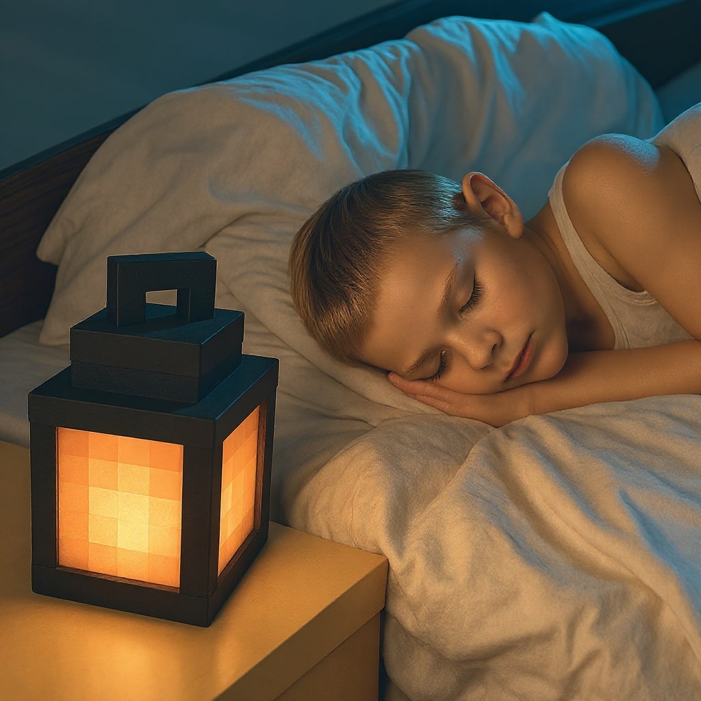 PixelLicht Minecraft Lamp – Cordless LED Table and Wall Light
