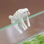 Mini Hund Figurine für Aquarium Dekoration – 1-3 Stück