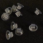 10-piece set of black suction cups for attaching air hoses in the aquarium
