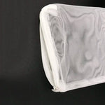 10 Pcs Mesh Filter Media Bags for Pond and Aquarium - Bio Ball Carbon Ammonia Isolation, White Black