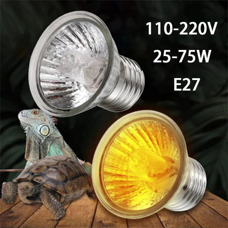 E27 UVA Wärmelampe für Reptilien – 25/50/75W Heizlösung