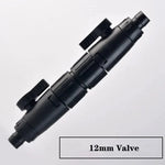 Doppelter Schnellanschluss für Aquarien mit 12/16 mm Schlauch