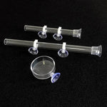 Transparent Futterröhre für Aquarien – Futterschale für Garnelen und Schnecken