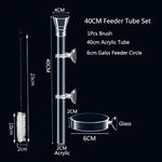 Transparente Futterstation für Aquarien – Ideal für Garnelen und kleine Fische