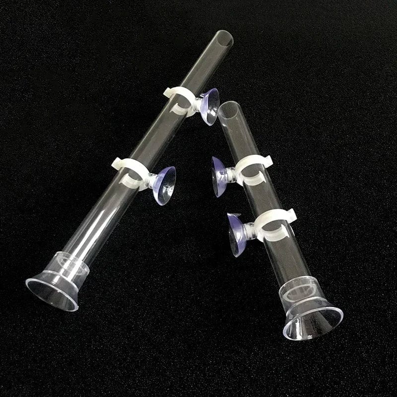 Transparent Futterröhre für Aquarien – Futterschale für Garnelen und Schnecken