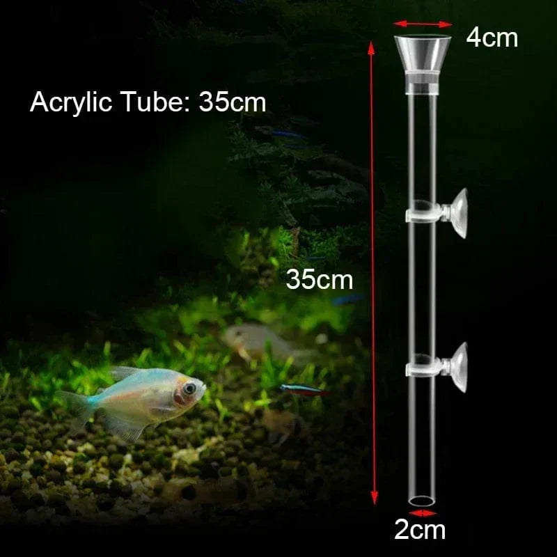 Transparente Futterstation für Aquarien – Ideal für Garnelen und kleine Fische