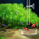 Transparent Futterröhre für Aquarien – Futterschale für Garnelen und Schnecken