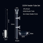 Transparente Futterstation für Aquarien – Ideal für Garnelen und kleine Fische