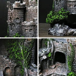 Creative Fish Pond Decoration in Castle Shape – Resin Landscape Ornament