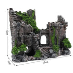 Creative Fish Pond Decoration in Castle Shape – Resin Landscape Ornament