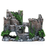 Creative Fish Pond Decoration in Castle Shape – Resin Landscape Ornament