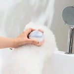 Soft Silicone Pet Bath Brush with Shampoo Dispenser – Gentle Massage for Grooming and Cleaning