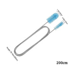 Flexible Reinigungsbürste für Aquarienrohre – Edelstahl & Nylon