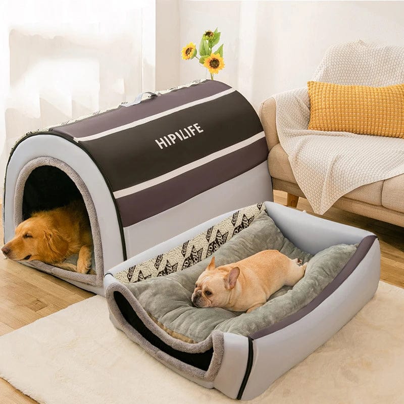 Faltbares, kuscheliges Hundebett für Wintertage – ideal für kleine und mittelgroße Hunde