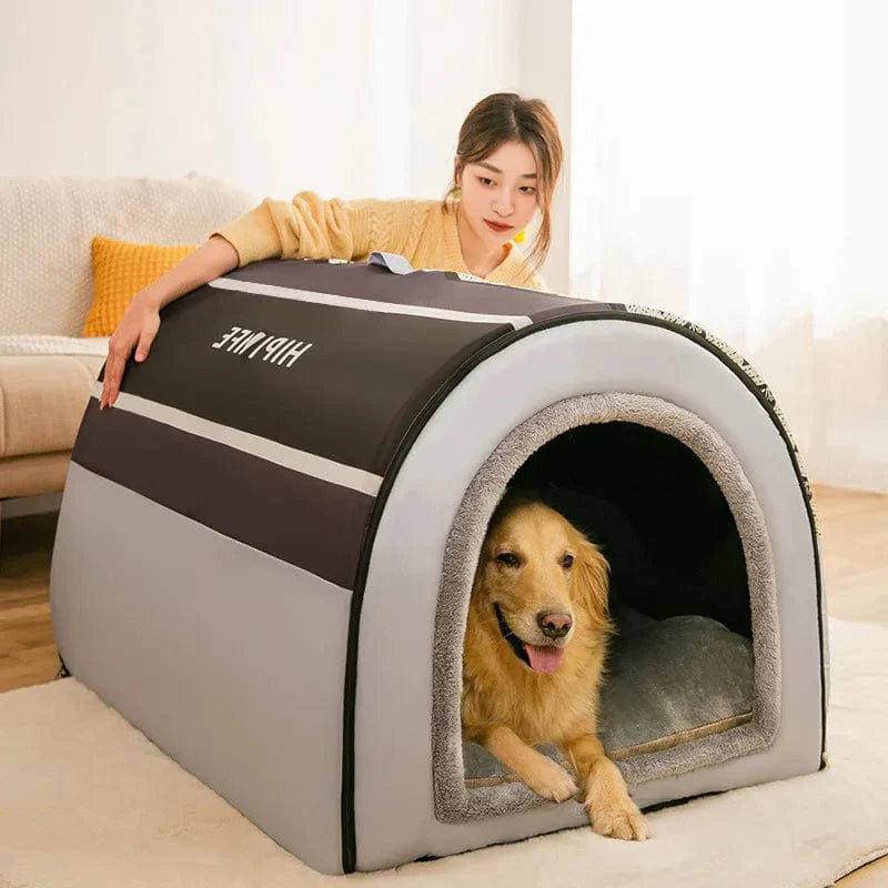 Foldable Dog Bed for Small and Medium-Sized Dogs - Winter Warm, Pet Supplies