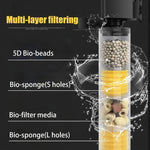 220V 5-in-1 Geräuschloser Filter für Aquarien und Teiche