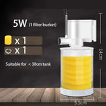 220V 5-in-1 Geräuschloser Filter für Aquarien und Teiche