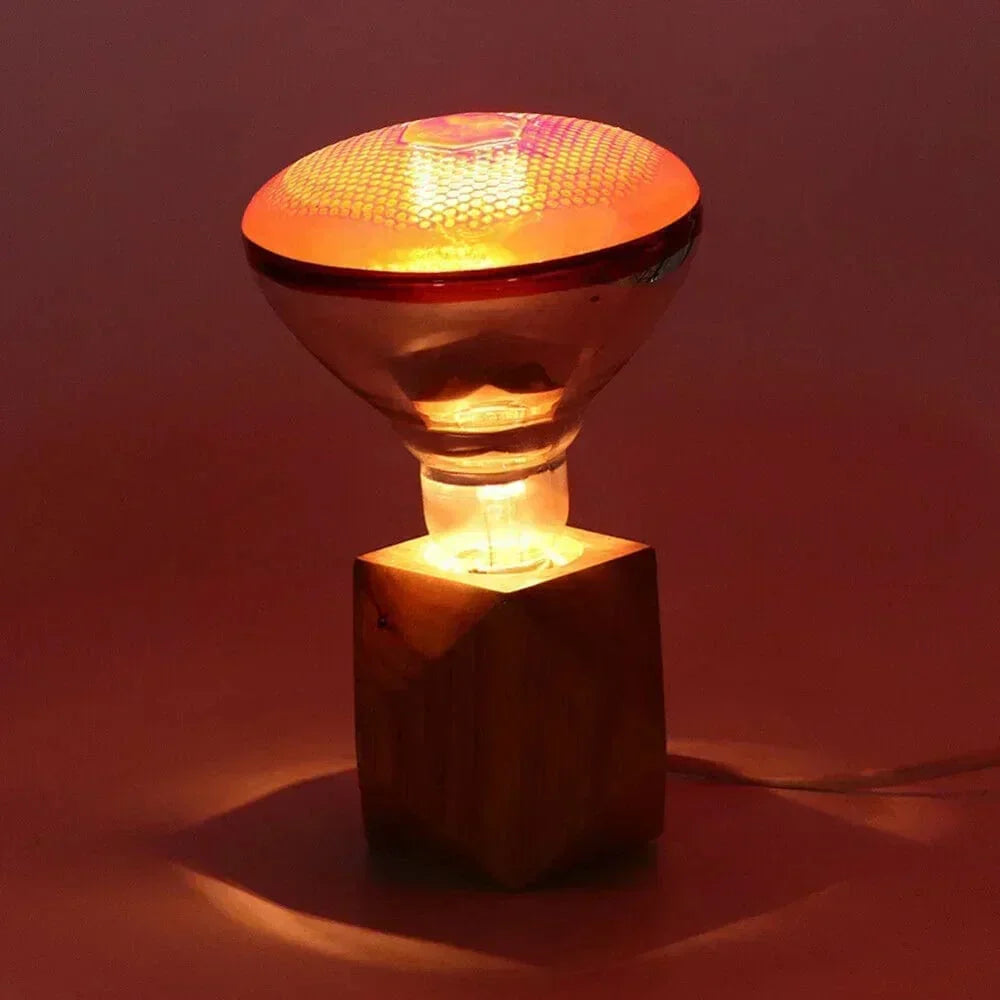220V Infrared Heat Lamp for Reptiles, Plants, Amphibians, and Pets - 100/150/200/275W