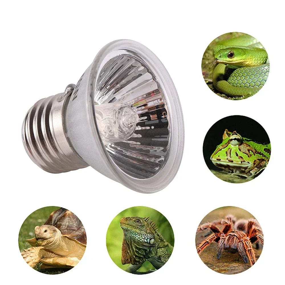 Reptile Lamp 25/50/75W UVA+UVB 3.0 120v-220v for Turtles and Lizards