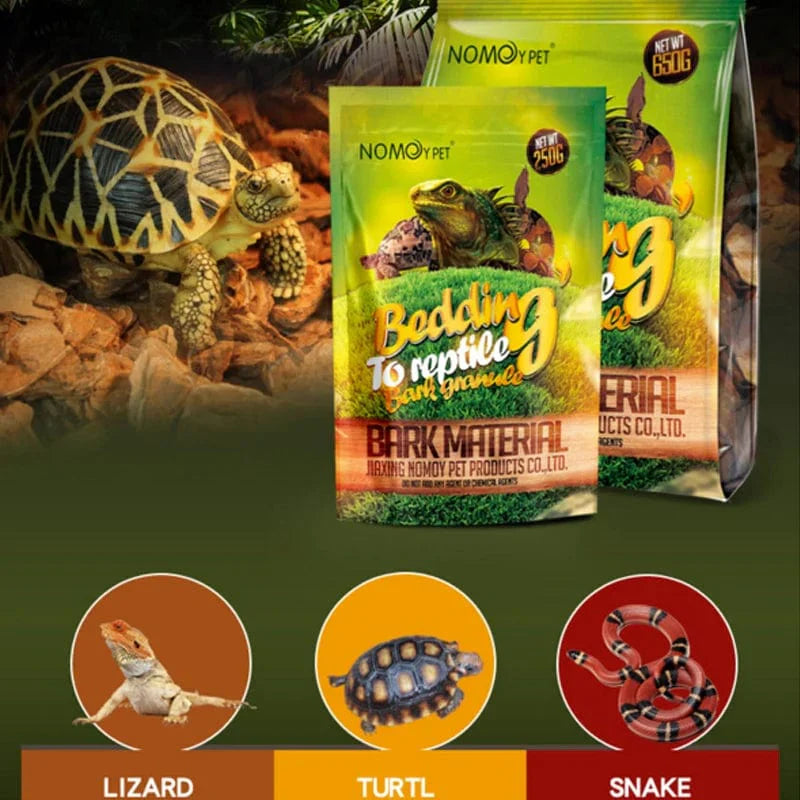 High-Quality Pine Bark Bedding for Reptiles – 250g/650g