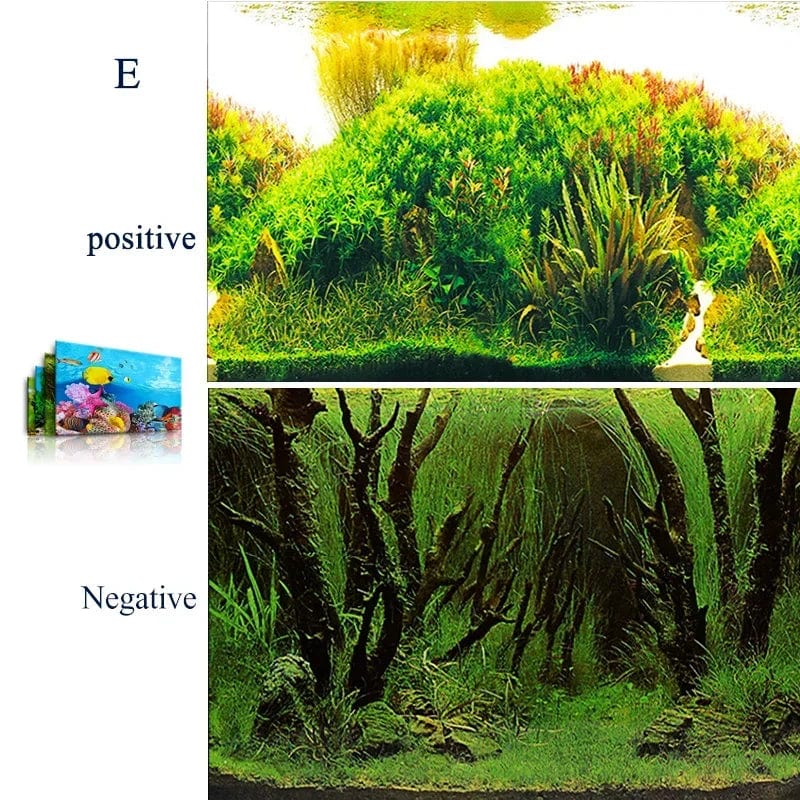 3D Ocean Theme for Aquariums - Wall Stickers and Poster Accessories