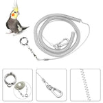 Vogelflugtrainingsleine für Papageien – ultraleichte, flexible Anti-Biss Schnur mit Beinschlaufe für Outdoor-Aktivitäten
