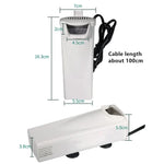 3W Aquarium Filter Pump for Waterfalls – 200L/H for Turtles and Fish, Low Water Level, 220-240V