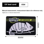 UVB Tester for Reptiles - 5-1 Piece UVA UVB Lamp Test Card