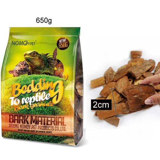High-Quality Pine Bark Bedding for Reptiles – 250g/650g