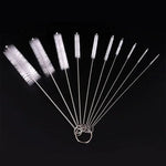 Aquarium Cleaning Brush 90/155/200CM for Air Hoses – Stainless Steel, Flexible, Double-Ended Tube Brush for Fish Tank Accessories