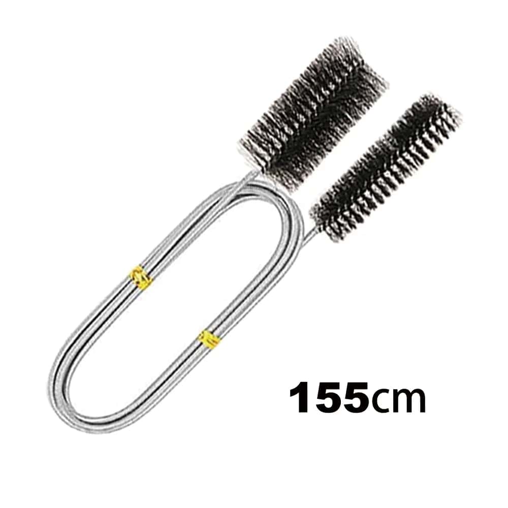 Flexible Reinigungsbürste für Aquarienrohre – Edelstahl & Nylon