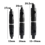 Doppelter Schnellanschluss für Aquarien mit 12/16 mm Schlauch
