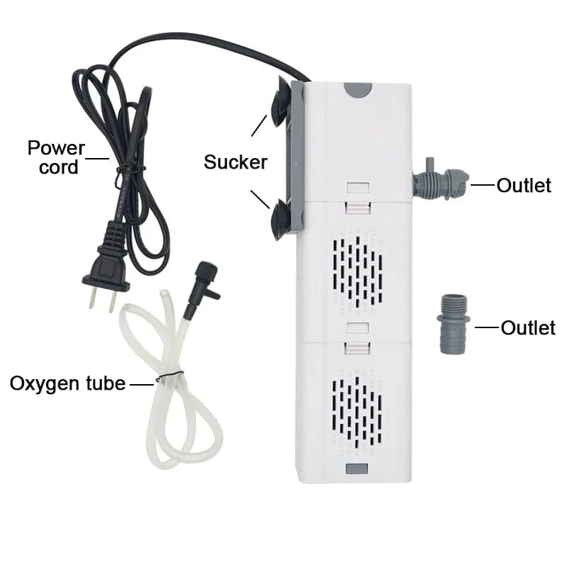 Unterwasserfilterpumpe für Aquarium – Leiser Luftaerator 220V