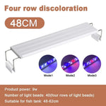 Erweiterbare LED-Aquarienbeleuchtung für Pflanzen, 28-58 cm, 220V