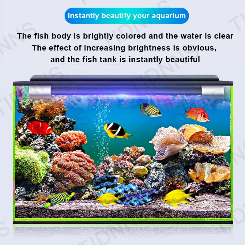 LED-Aquariumlampe mit breitem Winkel für lebendige Unterwasserwelt