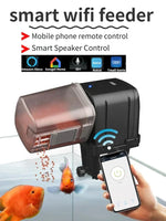Automatischer Fischfutterspender für Aquarium mit WLAN und App-Steuerung