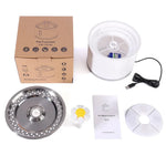 Smart Automatic Pet Water Fountain with LED and 2.4L Capacity