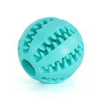 Interactive Rubber Ball for Dogs - Dental Cleaning Toy for Small and Large Dogs as well as Cats