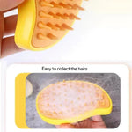 Steam Brush for Cats and Dogs – Electric Spray Comb for Grooming