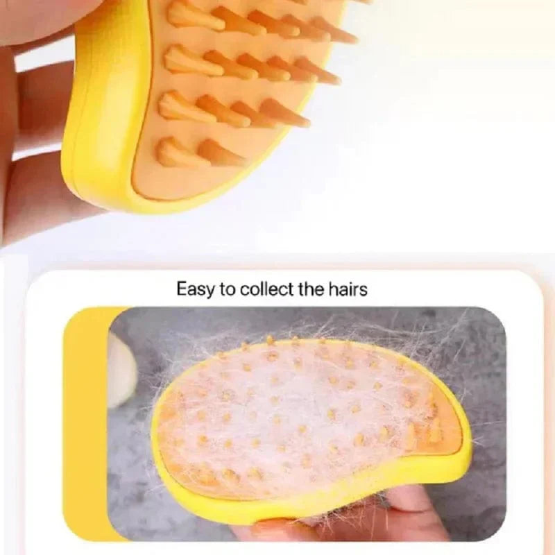 Steam Brush for Cats and Dogs – Electric Spray Comb for Grooming