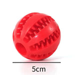 Interactive Rubber Ball for Dogs - Dental Cleaning Toy for Small and Large Dogs as well as Cats