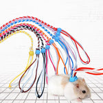 Verstellbares 1,4m 2,0m Haustier Geschirr mit Leine für Hamster und Meerschweinchen