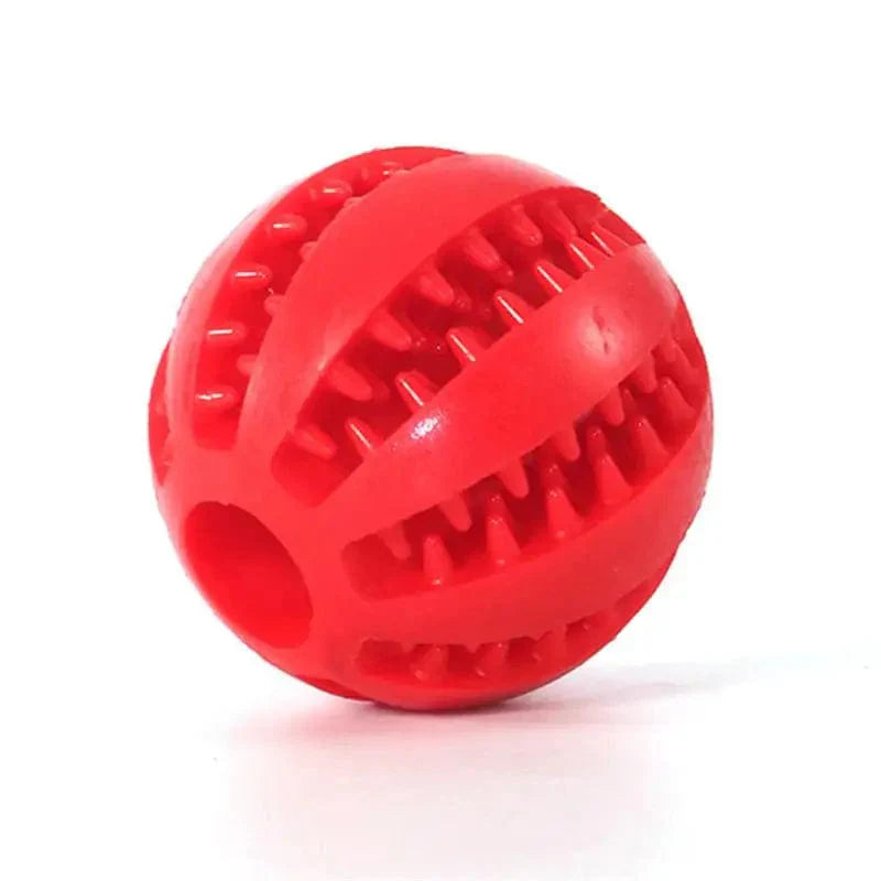 Interactive Rubber Ball for Dogs - Dental Cleaning Toy for Small and Large Dogs as well as Cats