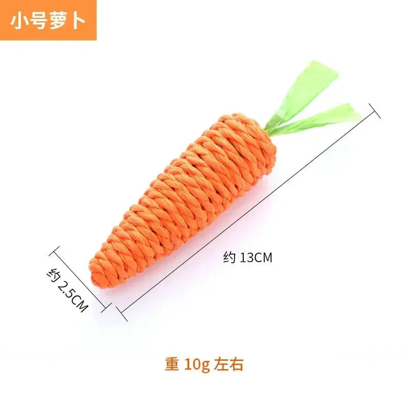 Paper Rope Cat Toy with Integrated Bell – for Small Animals