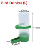 Automatic Bird Feeder made of Plastic – Food and Water Dispenser 1/2/4 Pieces