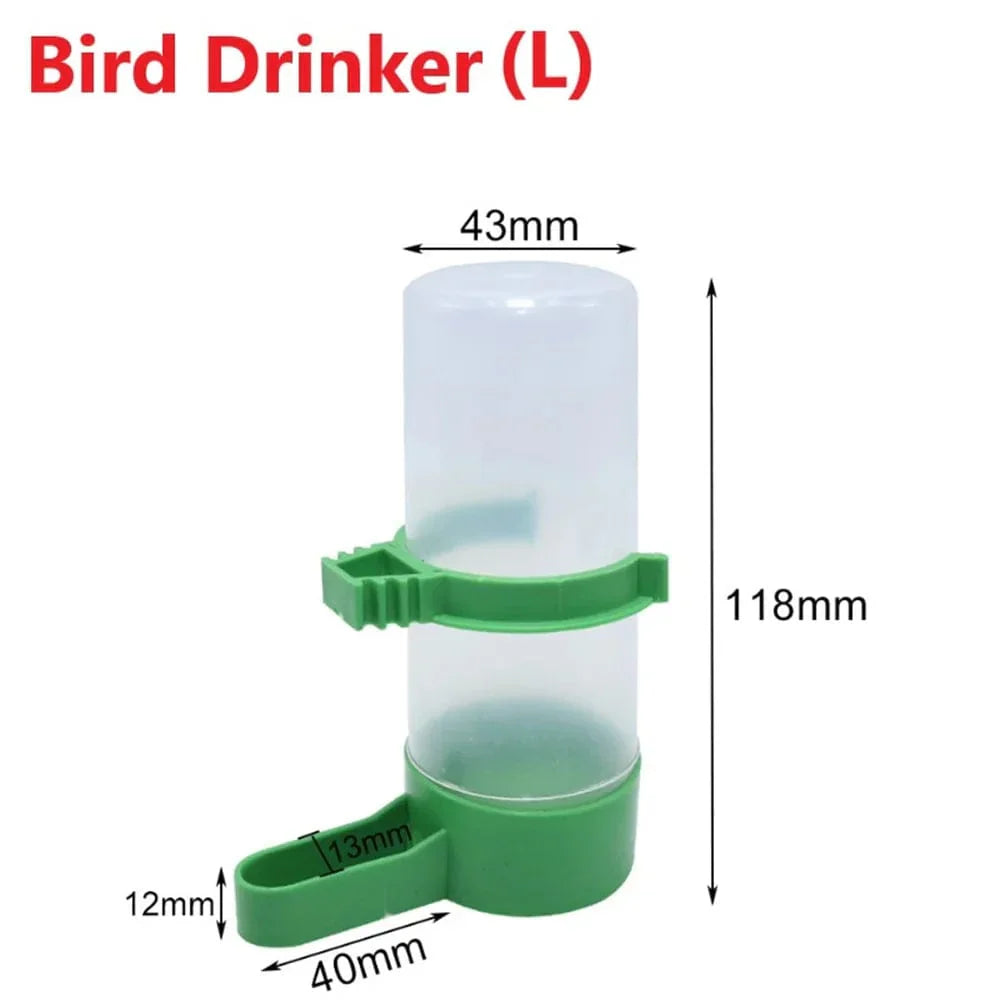 Automatic Bird Feeder made of Plastic – Food and Water Dispenser 1/2/4 Pieces