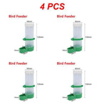 Automatic Bird Feeder made of Plastic – Food and Water Dispenser 1/2/4 Pieces