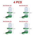 Automatic Bird Feeder made of Plastic – Food and Water Dispenser 1/2/4 Pieces