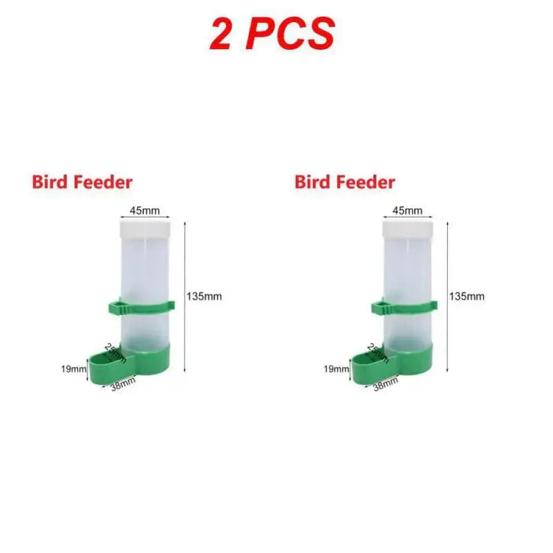 Automatic Bird Feeder made of Plastic – Food and Water Dispenser 1/2/4 Pieces